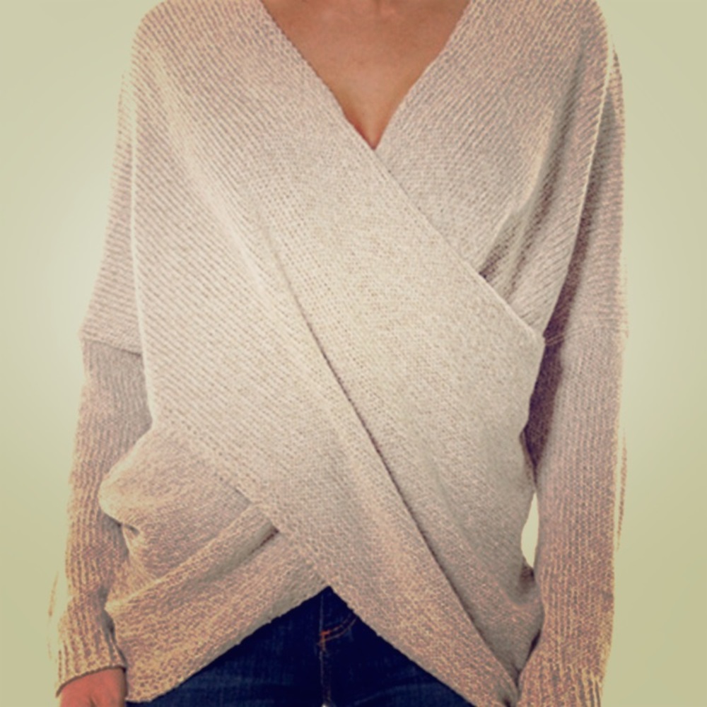 Knit Wrap Sweater